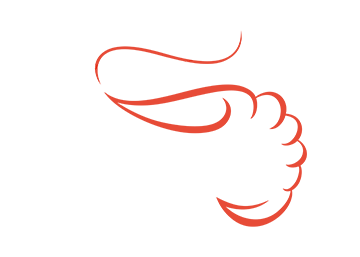Libra Seafoods logo on blue background
